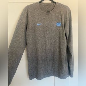 UNC Nike Dri-fit Long Sleeve Tee